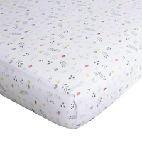 George Baby ensemble de lit de bébé 3 pièces rose, amis de la forêt Ensemble de lit de bébé