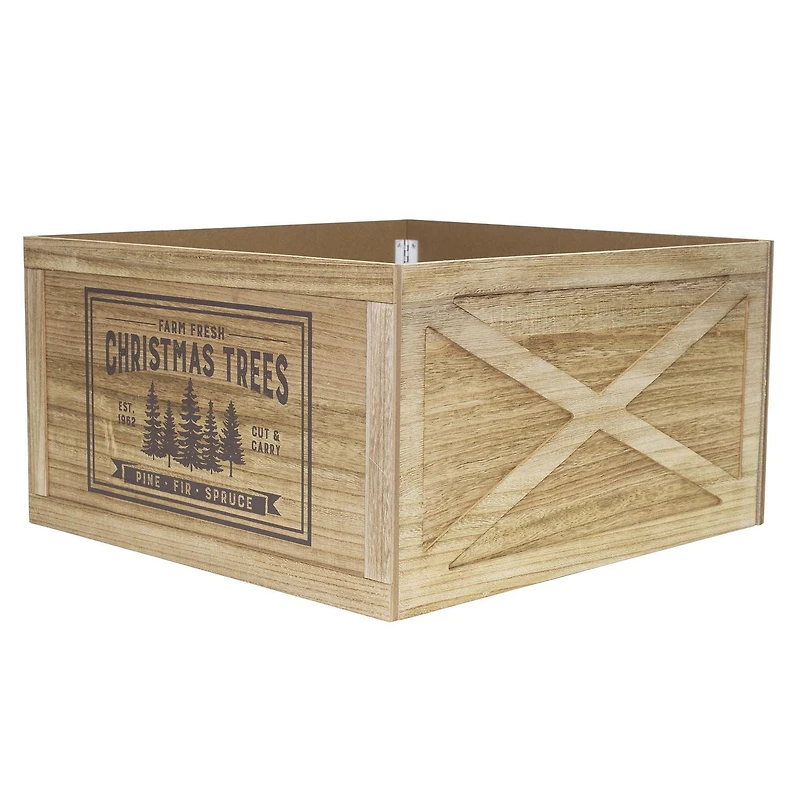 Holiday Time Christmas Tree Crate Base Cover