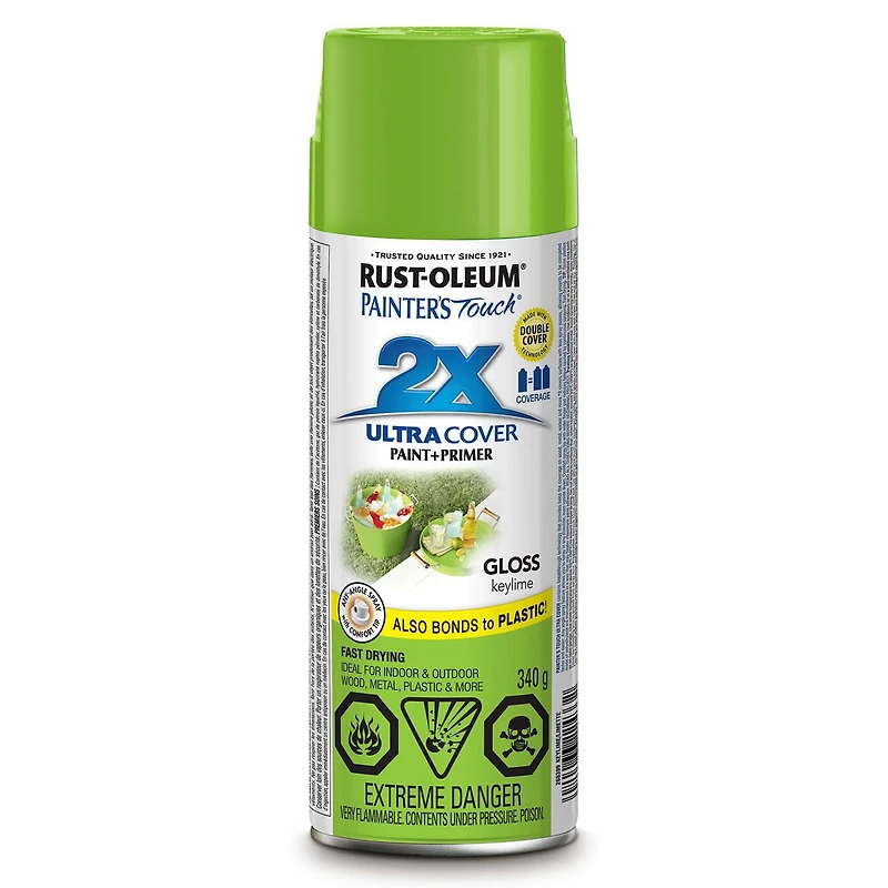 Rust-Oleum Specialty Painter's Touch Ultra Cover 2x - Gloss key lime, 340g