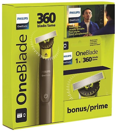 Philips OneBlade 360 Face bonus pack (1 free blade), Ni-MH, QP2724BP, OneBlade 360