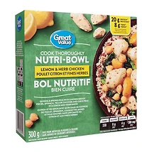 Bol nutritif poulet citron et fines herbes Great Value 300 grammes