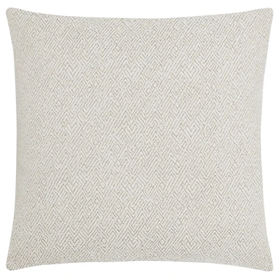 Bouclair Zarina Off-White Textured Chair Pad 18x18 in