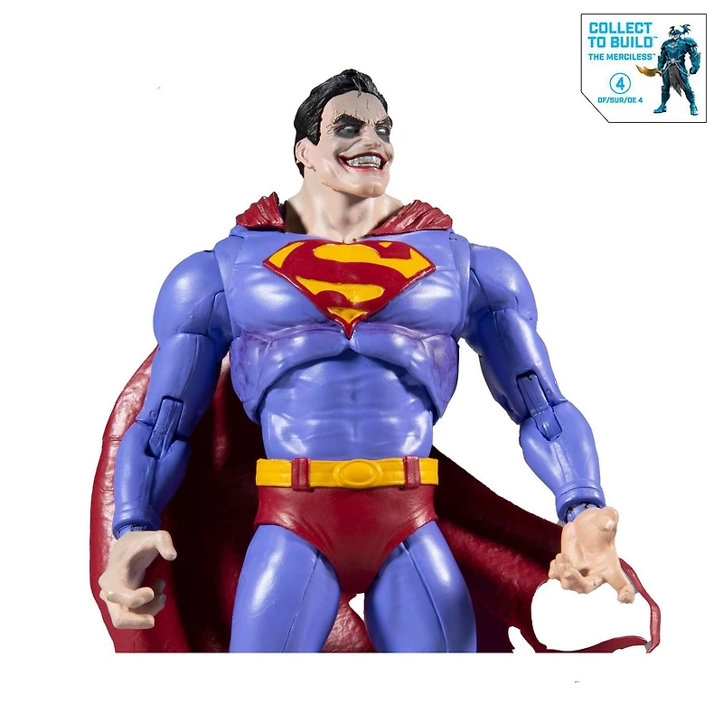 McFarlane Toys - DC Multiverse - Superman (The Infected) Action Figure with Build-A Parts for 'The Merciless' Figure