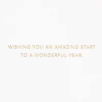 Hallmark Signature Birthday Card (Wonderful Year)