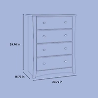 Storkcraft Crescent 4-Drawer Dresser
