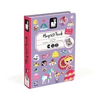 Janod - Magnetic Princess Educational Game - 55 Magnets & 7 Cards - Create Scenes - FSC® Certified & Safe Material - Ages 3+ - J02725