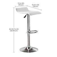 Hometrends Gaslift Swivel Barstool High Adjustable, Hometrends Gaslift Barstool