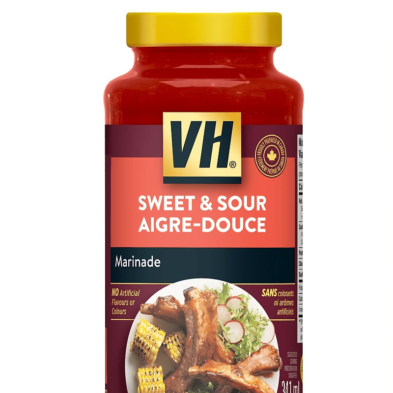 VH Gluten Free Sweet and Sour Marinade Sauce, 341 mL
