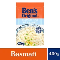 BEN'S ORIGINAL Basmati Rice, 400g Bag, Perfect Every Time™