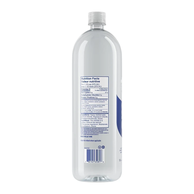 Glaceau Smartwater Bottle, 1.5 Liter, 1.5 L