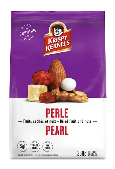 Krispy Kernels Dried fruit & nuts pearl mix 250g