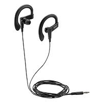 ONN ™ Wired Sports Headphones (Black)