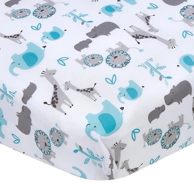 Gerber - Drap pour berceau - Garçon - Safari - 1 paquet