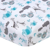 Gerber - Drap pour berceau - Garçon - Safari - 1 paquet