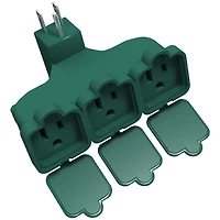 Stanley Adaptateur extérieur robuste à trois prises PlugMax Adaptateur robuste à trois prises avec caches individuels