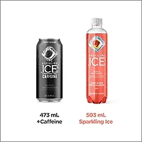 Sparkling Ice Peach Nectarine Flavoured Sparkling Water with Zero Sugar and Zero Calories, 503 ml (Pack of 12), 503 mL