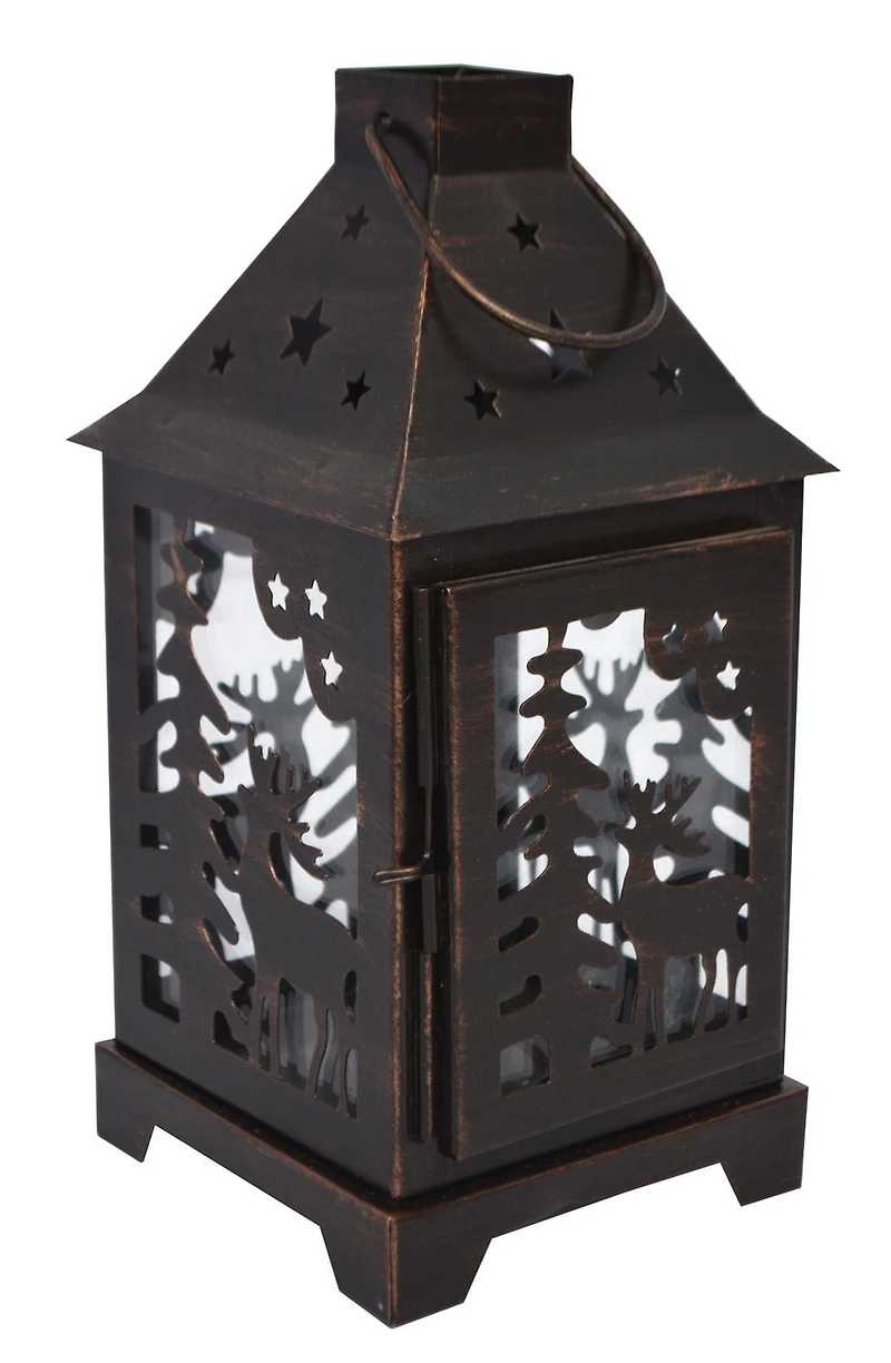 Holiday Time Medium Metal Lantern