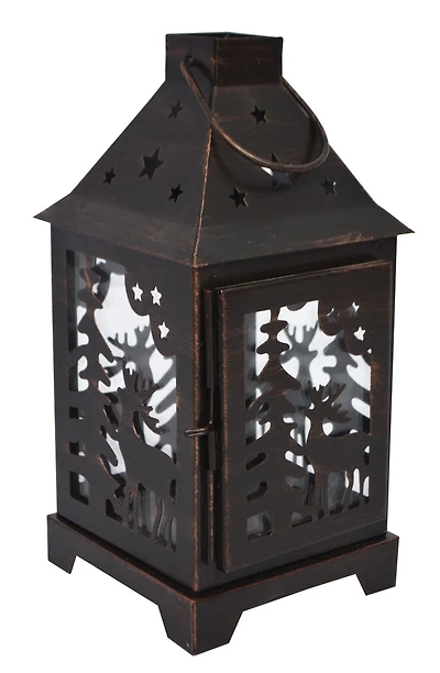 Holiday Time Medium Metal Lantern