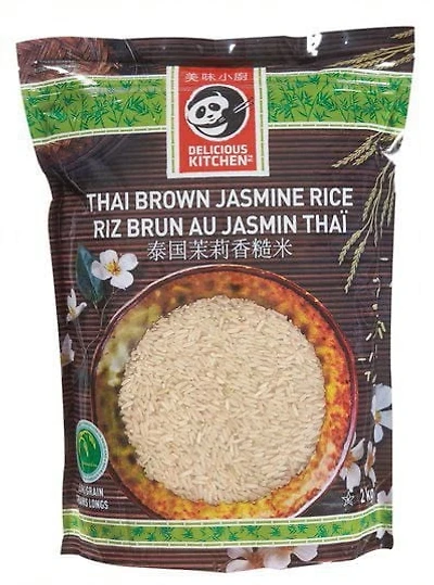 Delicious Kitchen Thai Brown Jasmine Rice, 2 kg