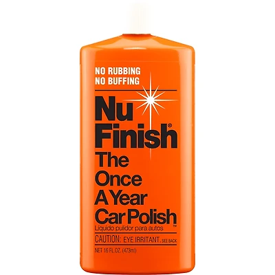 Vernis pour voiture The Once A Year Car Polish Nu Finish, bouteille de 473 ml (16 oz liq.) Vernis pour voiture The Once A Year Car Polish Nu Finish