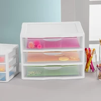 Sterilite Wide 3 Drawer Unit