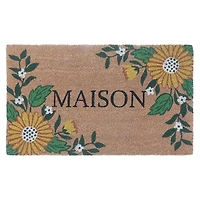 Coir Door Mat Sunflower Maison 18 X 30