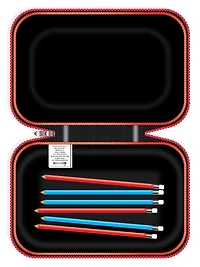 Étui dur à crayons zippé Pokémon multicolore, 8,75" x 5,25", École élémentaire