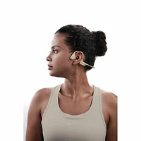 Shokz OpenRun Pro – Premium Bone Conduction Headphones - Mini - Beige