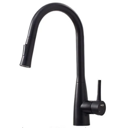 American Imaginations 1 Hole CSA Approved Stainless Steel Faucet In Black Color AI-34887