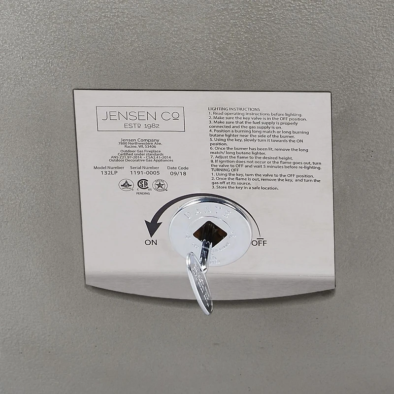 Real Flame Eldora 38" Round Propane Fire Pit in Shade