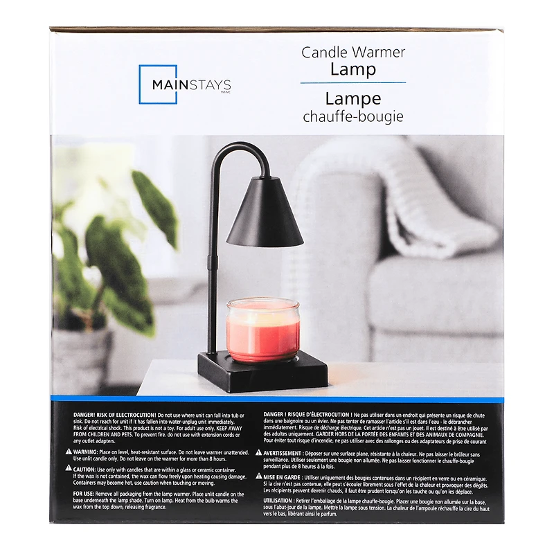 Réchaud à cire de bougie Mainstays Becky G MAINSTAYS Lampe réchaud à cire