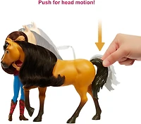 Spirit Untamed Nuzzle & Play Lucky Doll & Spirit Horse
