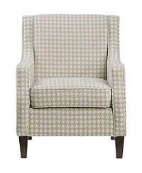 Topline Home Furnishings Accent Chair, Houndstooth Pattern