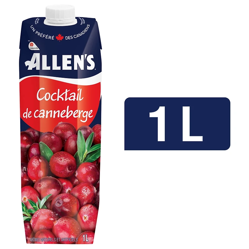 Allen's Cranberry Cocktail, 1 L