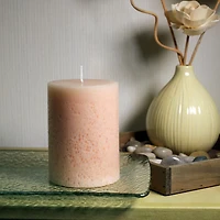 Hometrends 4" Magnolia & Mulberry Scented Pillar Candle