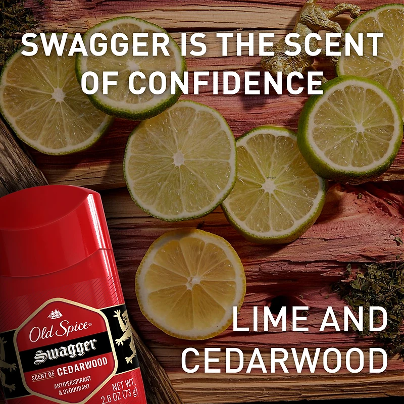Old Spice Red Zone Swagger Antiperspirant and Deodorant for Men, 73 g, Swagger