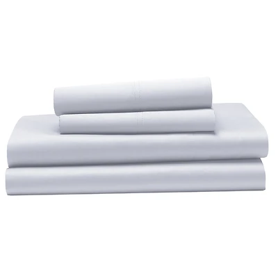 Drap plat en percale brossée 300 fils de hometrends Taille : 1 place