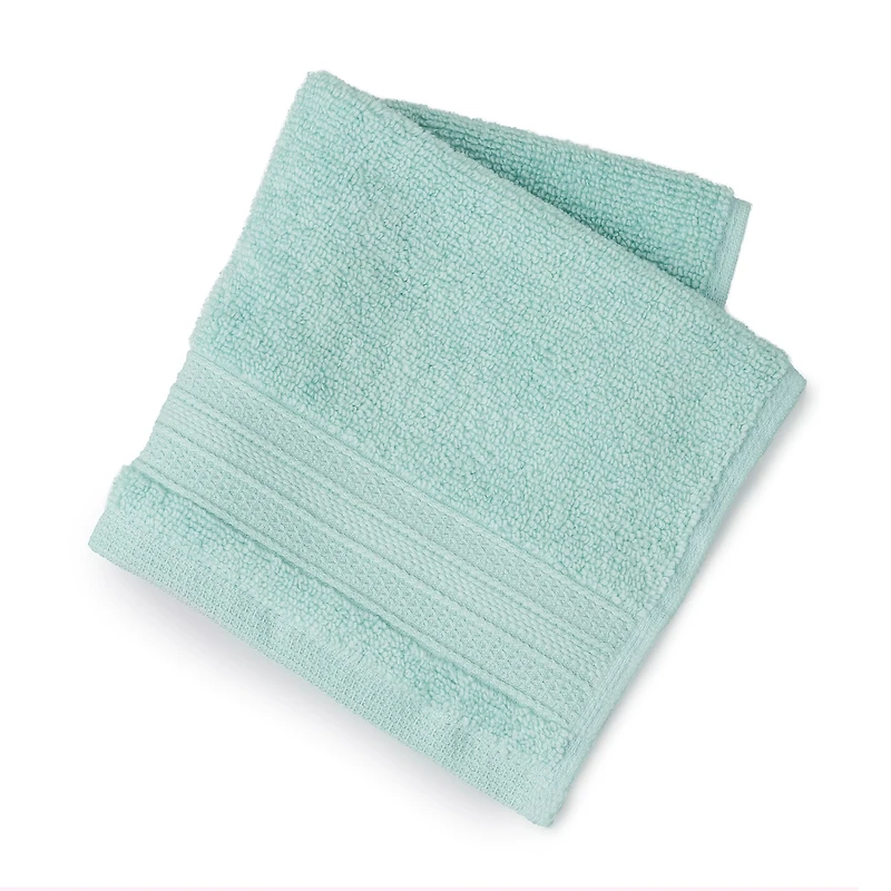 hometrends Solid Washcloth, Light Teal