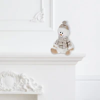 Bonhomme De Neige En Peluche Self Sitter 8,66" - Ensemble De 2