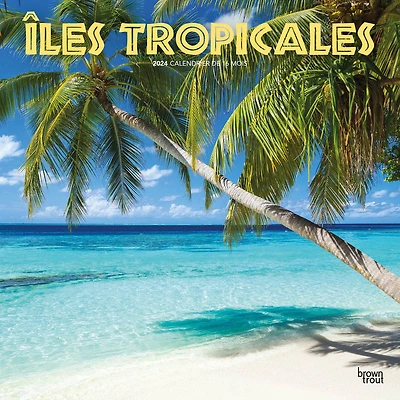 BrownTrout Îles Tropicales 2024 Mur Carré 30.48x60.96 CM, 9781975470340