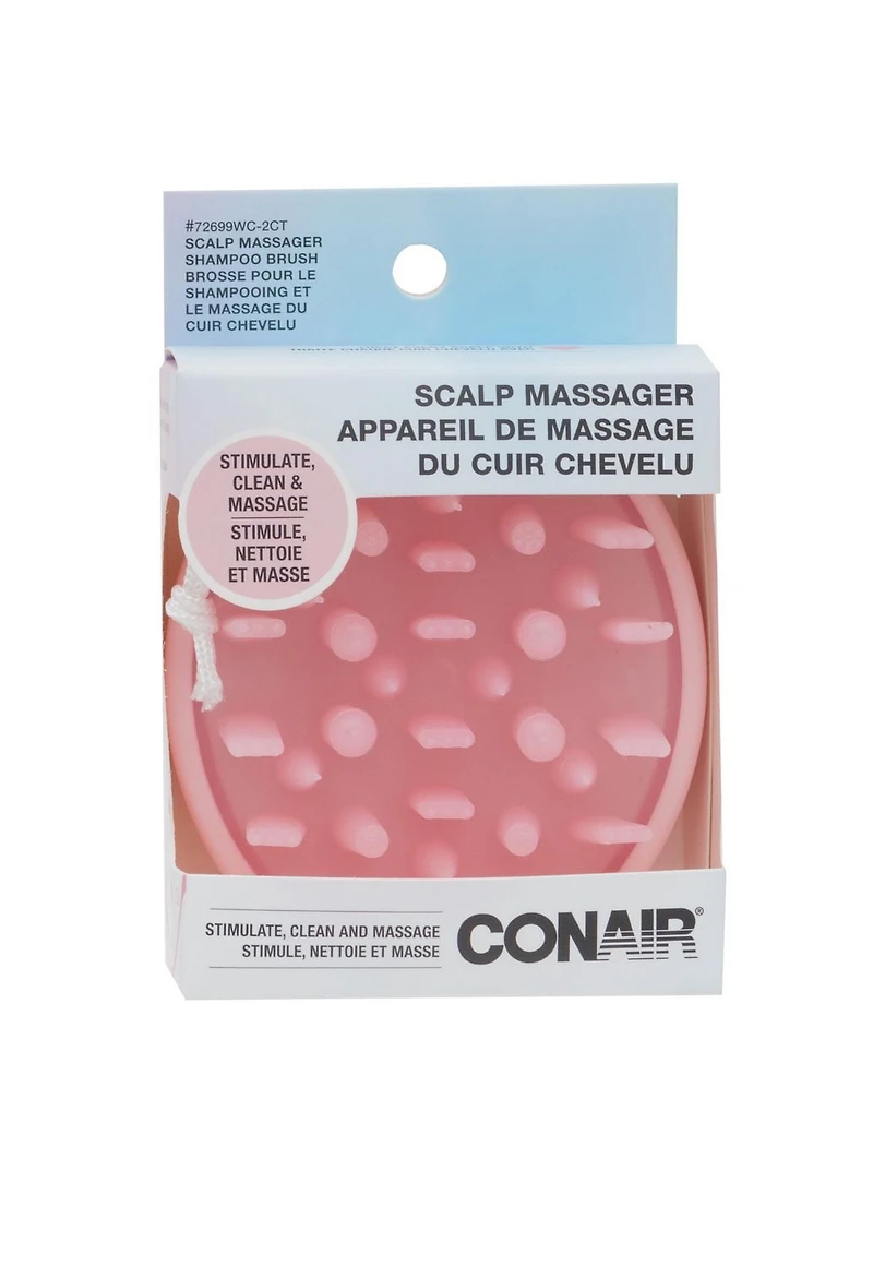 Brosse à triple action pour le shampooing et le cuir chevelu Conair Brosse de massage cuir chevelu