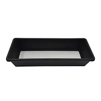 Organiseur de tiroir antidérapant en plastique noir Mainstays, 3,75" x 9,75", pour gadgets de cuisine, 1 pièce ORGANISATEUR NOIR 3,75" x 9,75"