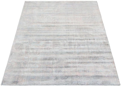 ECARPETGALLERY Tapis Métier Main pour Salon, Salle à Manger et Chambre à Coucher Transitionnel Collection Galleria 5'0" x 7'8" en Bleu