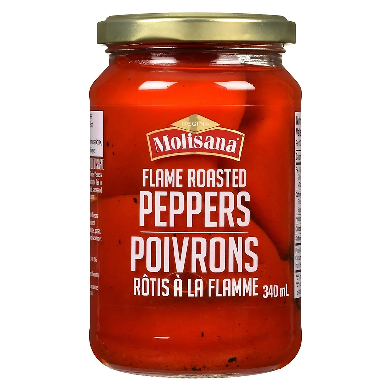 Regina Molisana Flame Roasted Sweet Red Peppers, 340ml