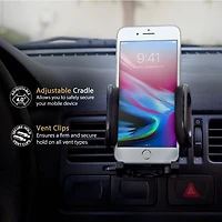 Scosche STUCKUP 4 in 1 Suction Cup Vent Mount Kit, Phone Mount