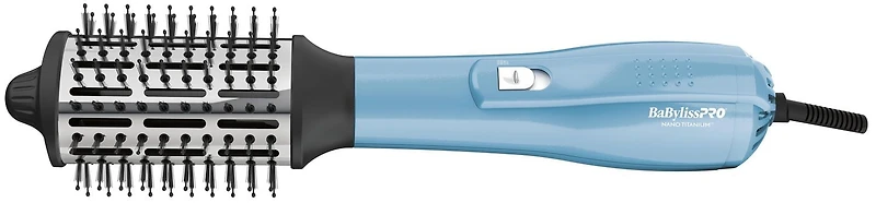 Brosse ionique moyenne ovale à air chaud en nano titane