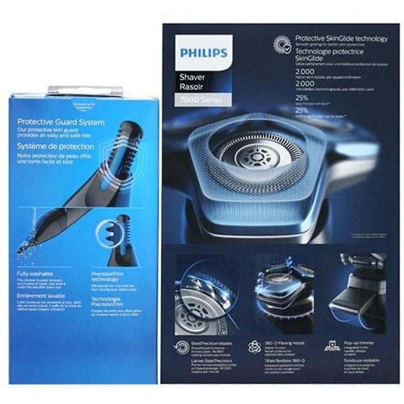 Rasoir Philips Series 7000 & Taille-polis pour le nez Philips de serie 3000 Format bonus