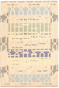 ECARPETGALLERY 5'2" x 7'10" Carved Cambridge Hand Made Area Rug for Living Room, Dining Room and Bedroom in Brown
