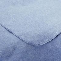 MAINSTAYS SOLID FLEECE BLANKET TWIN BLUE