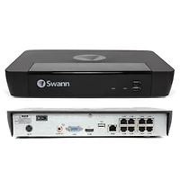 Swann Master 4K Ultra HD 8-channel 2TB Hard Drive NVR Security System with 4 x 4K Dome Cameras (NHD-876MSD) - White